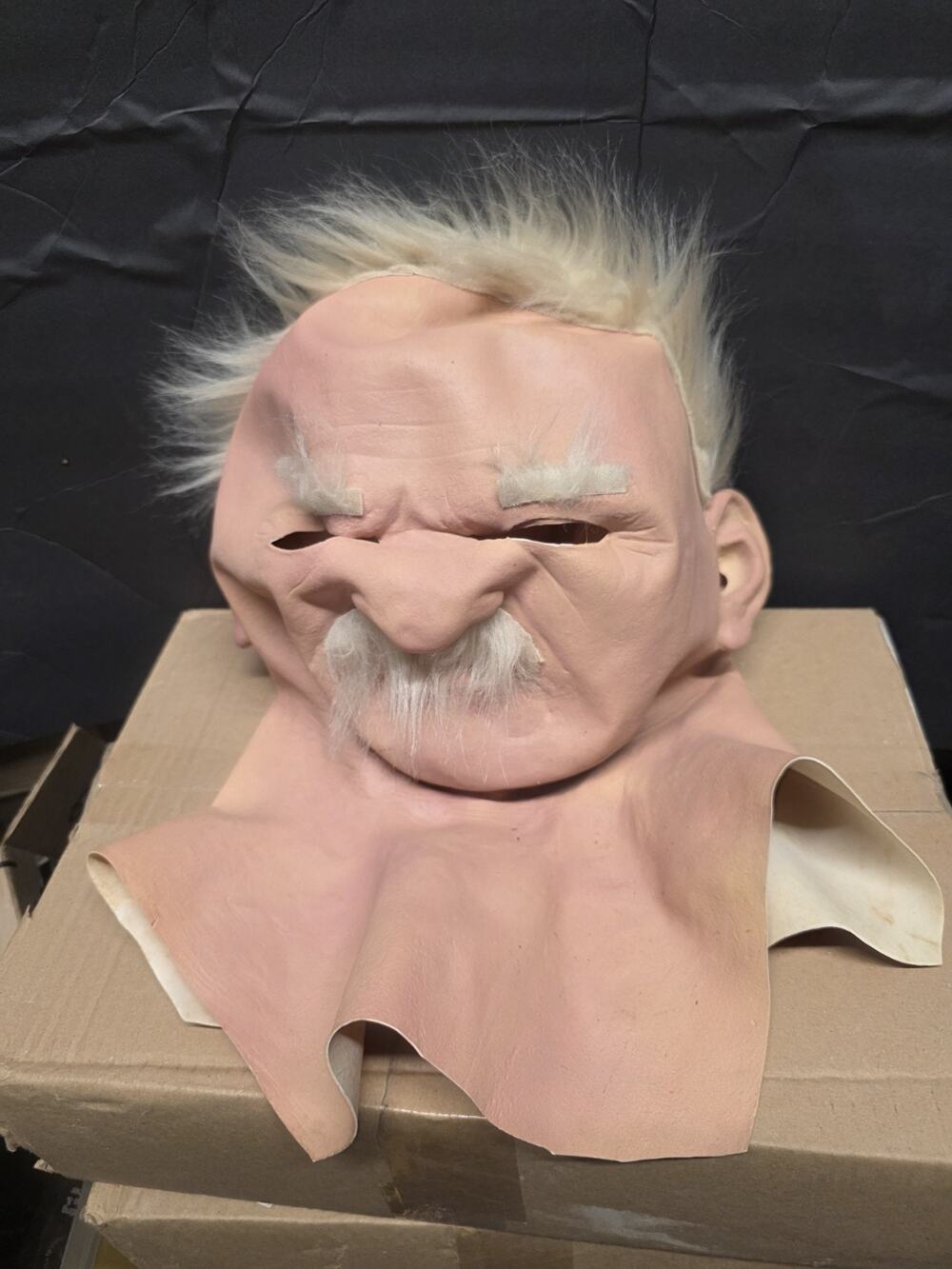 Halloween Old Man Scary Wrinkle Latex Mask Cosplay Party Costume Props